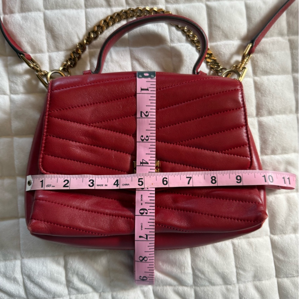 Tory Burch Kira Red Quilted Leather Bag ❤️ - Picture 13 of 15